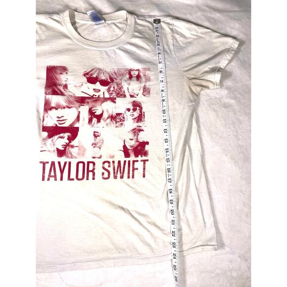 Taylor Swift Collage Graphic Tee White Medium - Picture 4 of 7